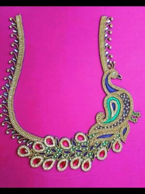 Bridal Aari embroidery designs 13