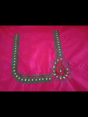 Bridal blouse embroidery designs 2